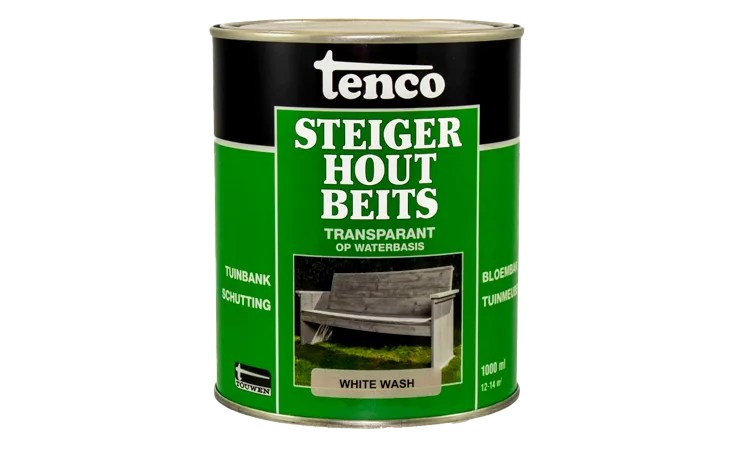 Tenco Steigerhoutbeits Transparant White Wash 1 L.