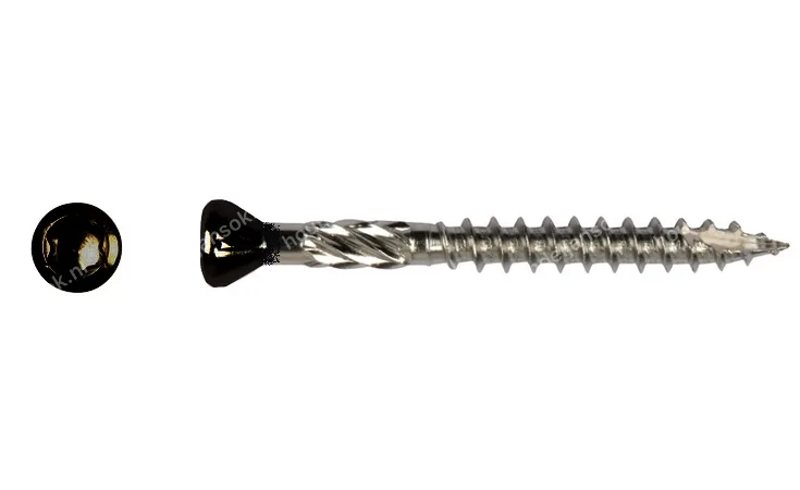 Potdekselschroef 4,0 x 40 mm Torx (T15) – Zwart RVS C2 (AISI 410), 200 stuks (0,04m)