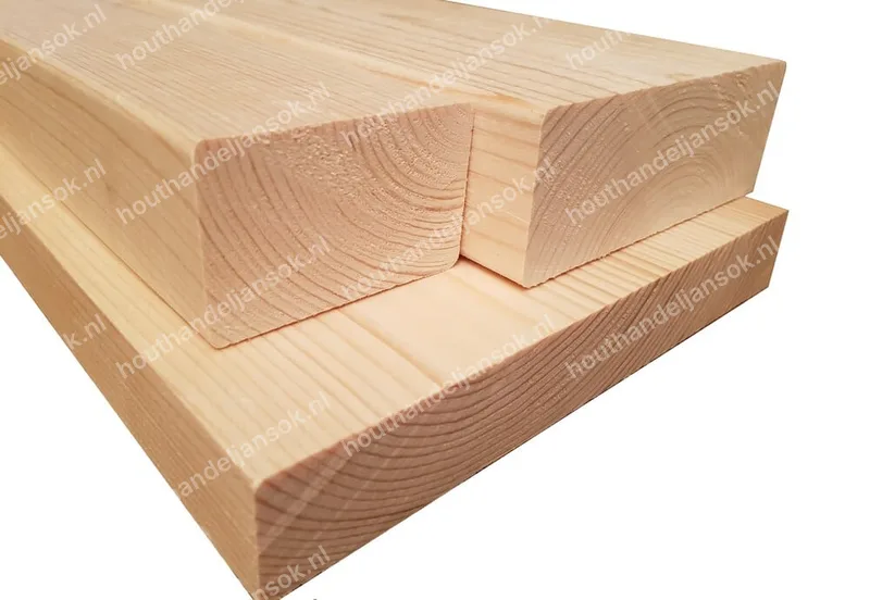 58x156mm Geschaafde Vuren Balk (3,00m)