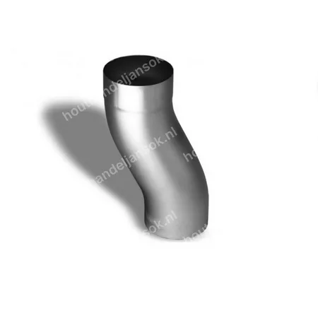 HWA Sprongstuk Ø80 mm Zink – Sprong 50-60 mm, KOMO-gecertificeerd (0,24m)