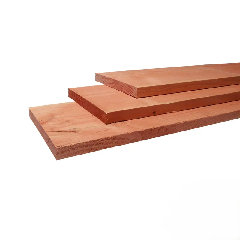 25x250mm Douglas Fijnbezaagde Plank (4,00m)
