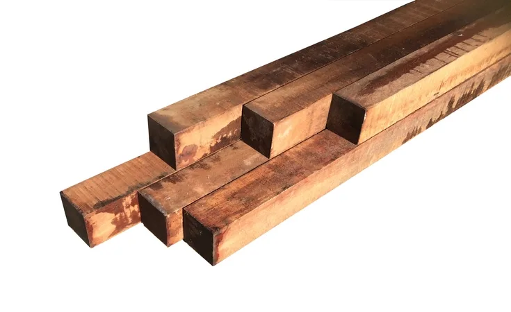100x100mm Okan Hit & Miss Geschaafde paal (3,00m)