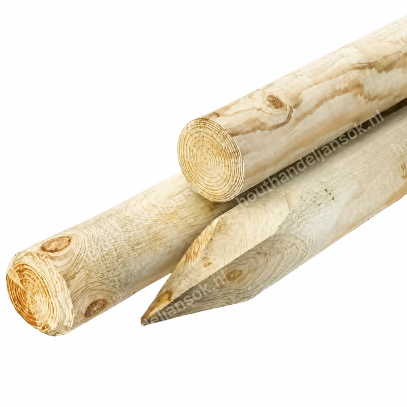 Ø100mm spruce Gefreesde post (2.00 m)