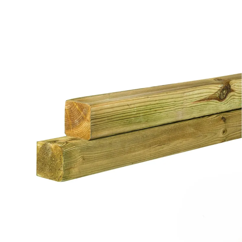 68x68mm Geïmpregneerd & Geschaafd Grenen (1,80m)