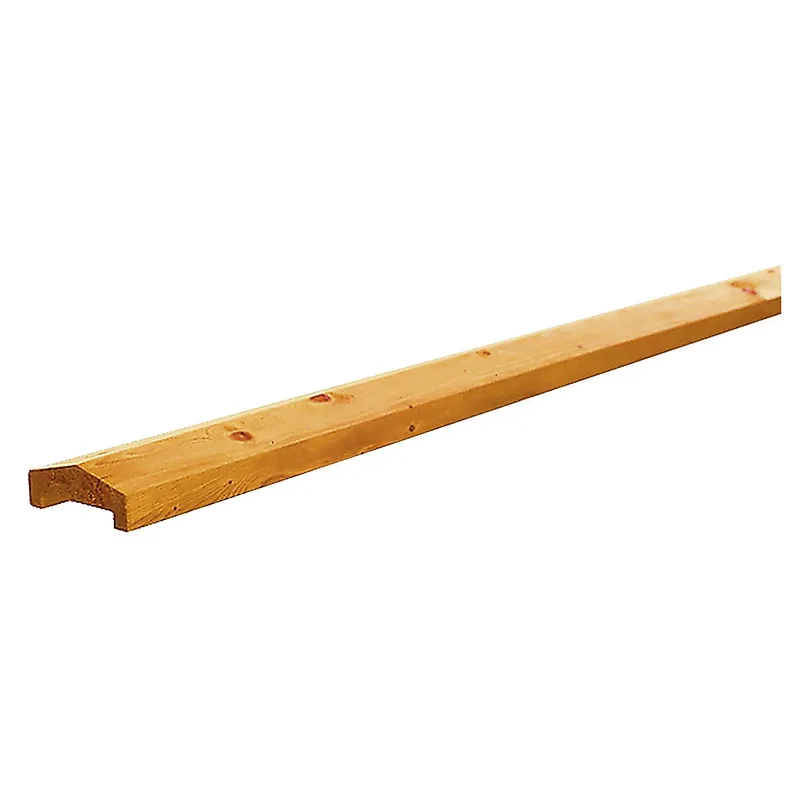 19x96mm Geïmpregneerde Afdekkap, Sponning 62mm (1,80m)