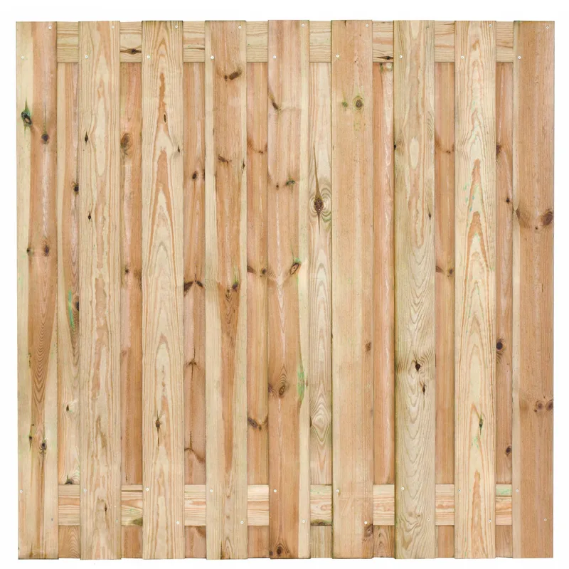 19-planks Geïmpregneerd Grenen Tuinscherm (180x180cm) (1,80m)
