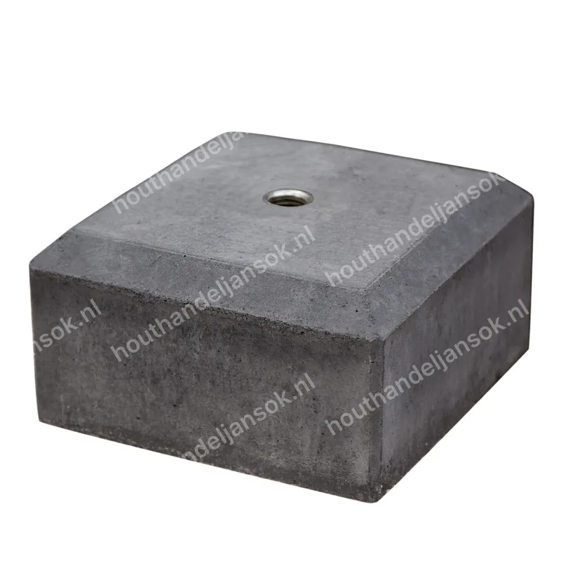 18x18x10cm Antraciete betonpoer M20
