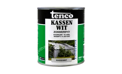 Kassenwit dekkend/transparant bij water 1 liter