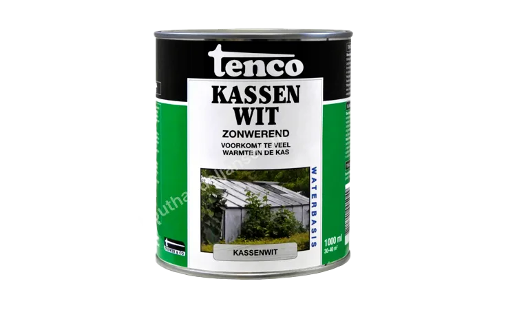 Kassenwit dekkend/transparant bij water 1 liter