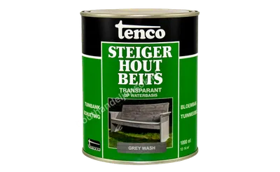 Steigerhoutbeits grey wash transparant 1,0 liter
