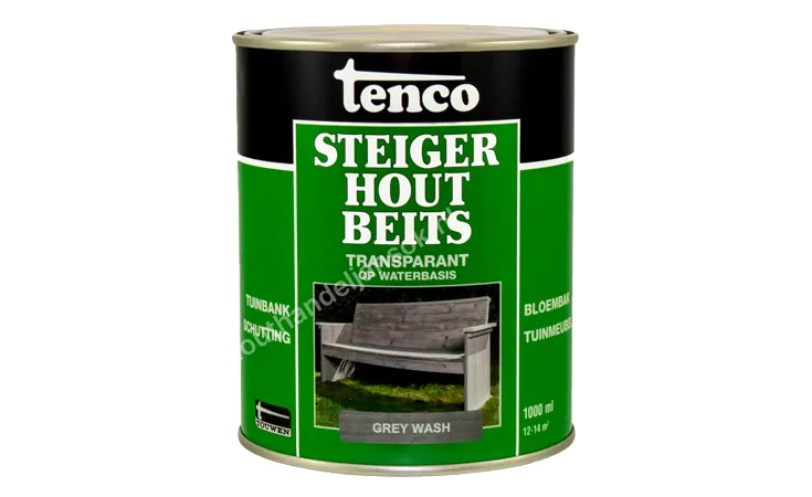 Steigerhoutbeits grey wash transparant 1,0 liter