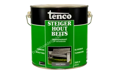 Steigerhoutbeits grey wash transparant 2,5 liter