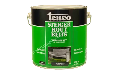 Steigerhoutbeits antraciet transparant 2,5 liter