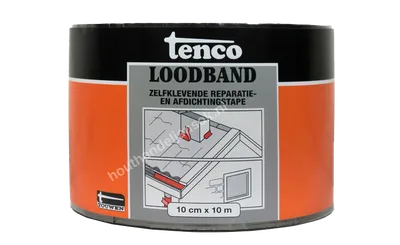 Loodband zelfklevend 10,0 cm. x 10 meter