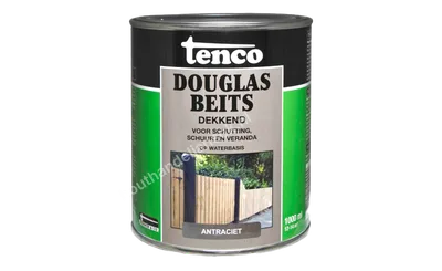 Douglasbeits antraciet dekkend 1,0 liter