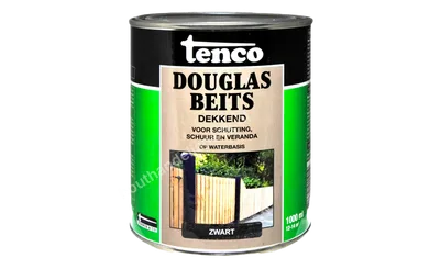 Douglasbeits zwart dekkend 1,0 liter