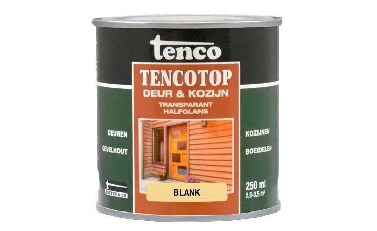 tencotop deur & kozijn transparant blank 0,25 l.