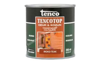 Tencotop iroko teak transparant 0,25 liter