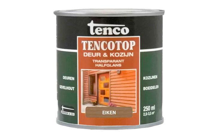 Tencotop deur & kozijn transparant eiken 0,25 l.