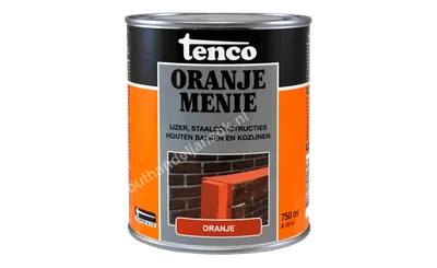 Oranje menie dekkend 0,75 liter