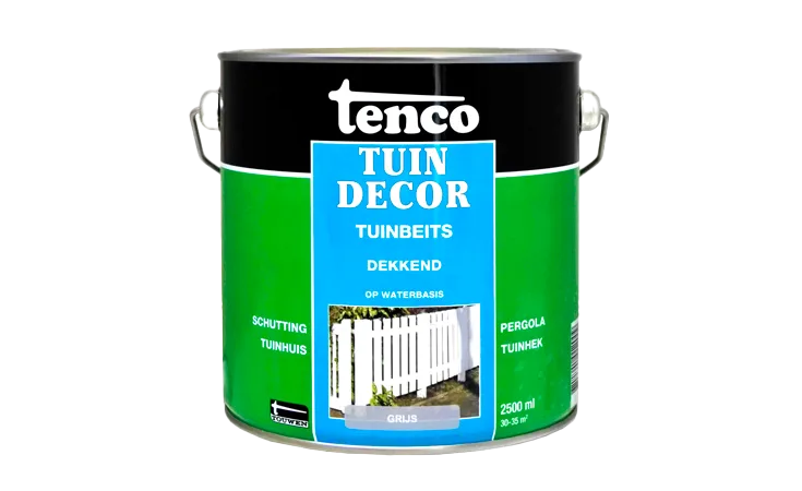 Tuindecor grijs dekkend 2,5 liter