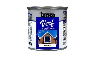 Tencoverf wit dekkend zijdeglans 0,25 liter