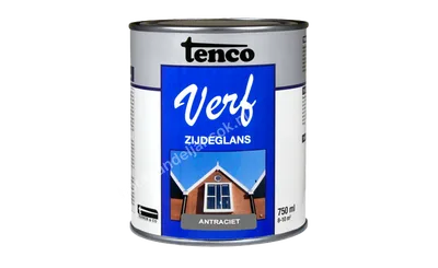 Tencoverf antraciet dekkend zijdeglans 0,75 liter