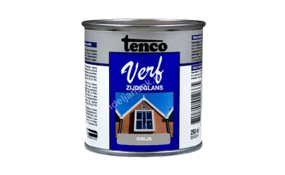 Tencoverf grijs dekkend zijdeglans 0,25 liter