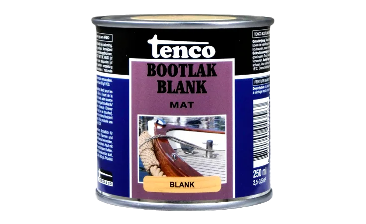 tenco bootlak blank mat 0,25l