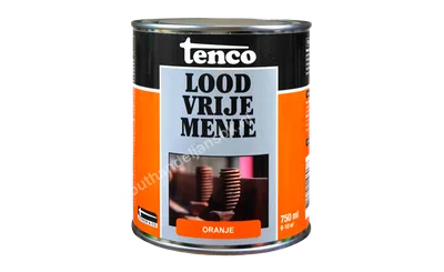 Loodvrije menie oranje dekkend 0,75 liter