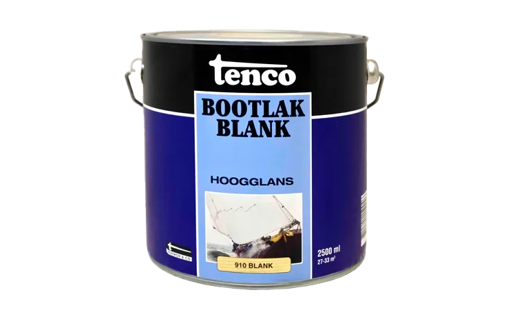 tenco bootlak transparant hoogglans blank 2,5 l.