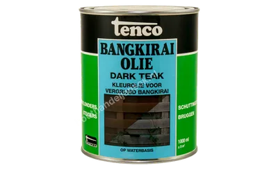 Bangkirai olie dark teak 1,0 liter