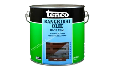 Bangkirai olie dark teak 2,5 liter