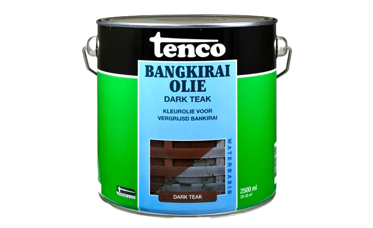 Bangkirai olie dark teak 2,5 liter