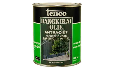 Bangkirai olie antraciet 1,0 liter
