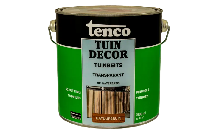 Tuindecor natuurbruin transparant 2,5 liter