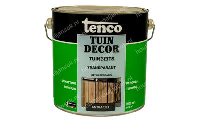 Tuindecor antraciet transparant 2,5 liter
