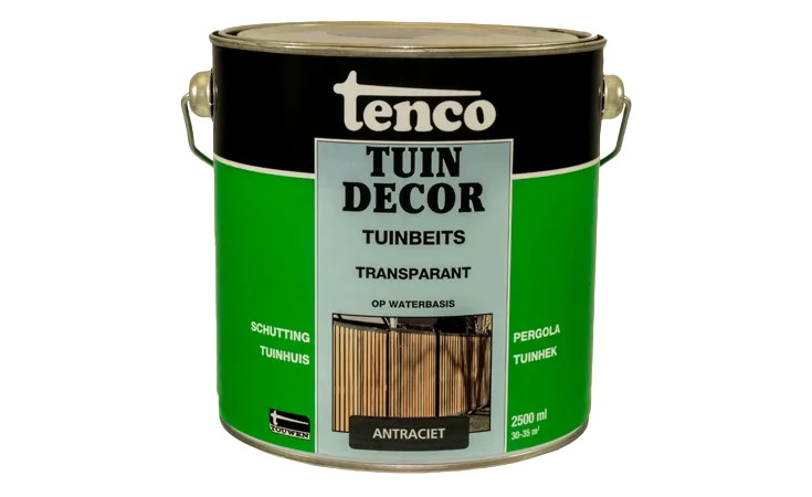 Tuindecor antraciet transparant 2,5 liter