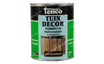 Tuindecor kastanjebruin transparant 1,0 liter