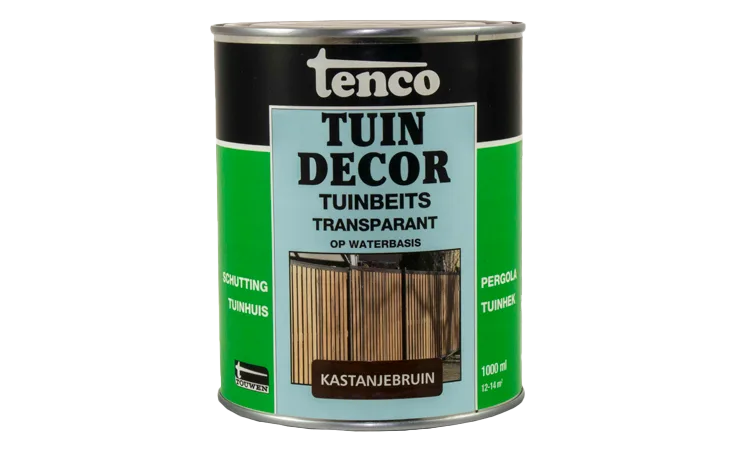 Tuindecor kastanjebruin transparant 1,0 liter