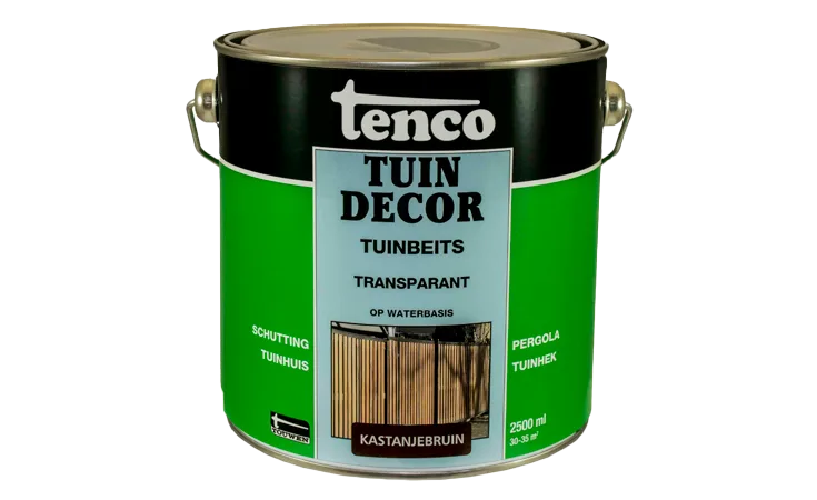 Tuindecor kastanjebruin transparant 2,5 liter