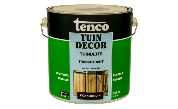 Tuindecor donkerbruin transparant 2,5 liter