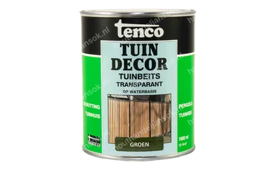 Tuindecor groen transparant 1,0 liter