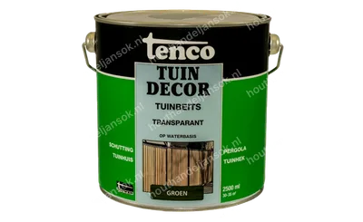 Tuindecor groen transparant 2,5 liter