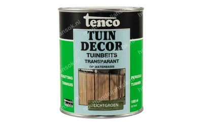 Tuindecor lichtgroen transparant 1,0 liter
