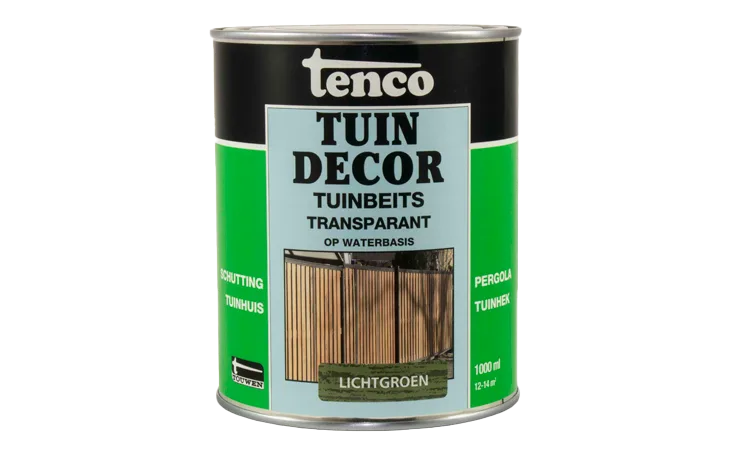 Tuindecor lichtgroen transparant 1,0 liter