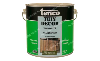 Tuindecor lichtgroen transparant 2,5 liter
