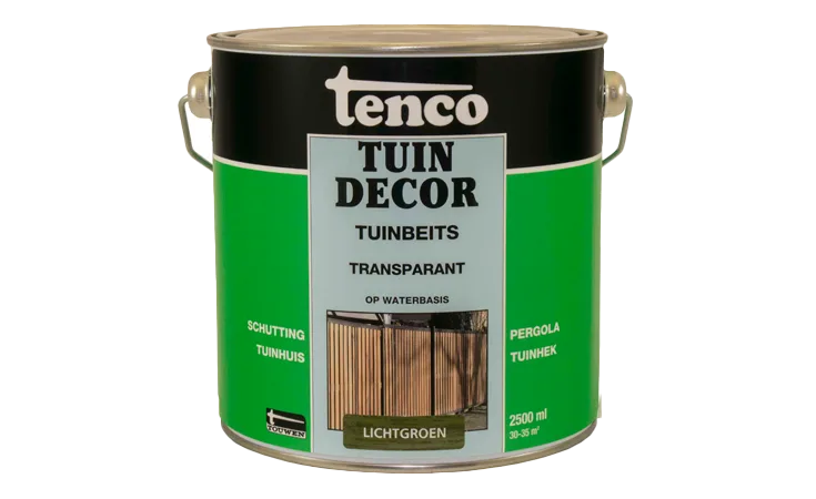 Tuindecor lichtgroen transparant 2,5 liter
