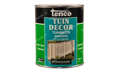 Tuindecor donkergroen dekkend 1,0 liter