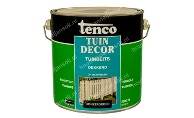Tuindecor donkergroen dekkend 2,5 liter